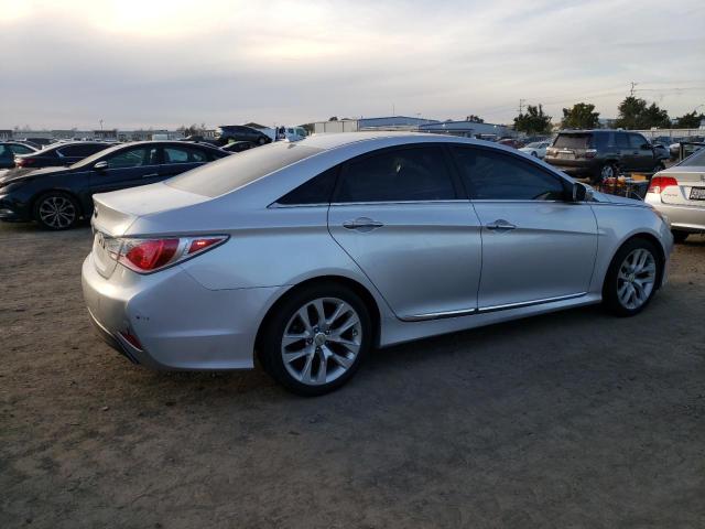 KMHEC4A43DA064762 - 2013 HYUNDAI SONATA HYBRID SILVER photo 3