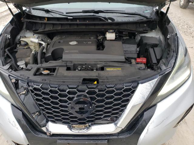 5N1AZ2MS5KN111954 - 2019 NISSAN MURANO S SILVER photo 12