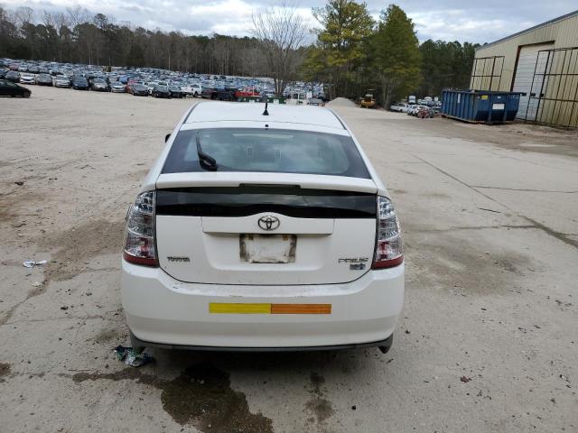 JTDKB20U697823358 - 2009 TOYOTA PRIUS WHITE photo 6