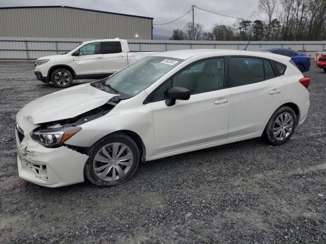 4S3GTAA67J3737369 - 2018 SUBARU IMPREZA WHITE photo 1