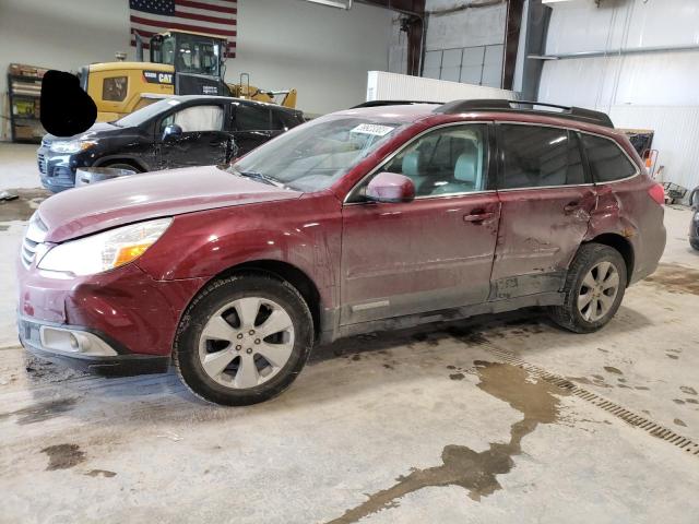 4S4BRCKC9B3341773 - 2011 SUBARU OUTBACK 2.5I LIMITED RED photo 1