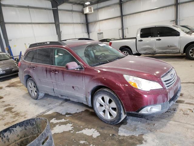 4S4BRCKC9B3341773 - 2011 SUBARU OUTBACK 2.5I LIMITED RED photo 4