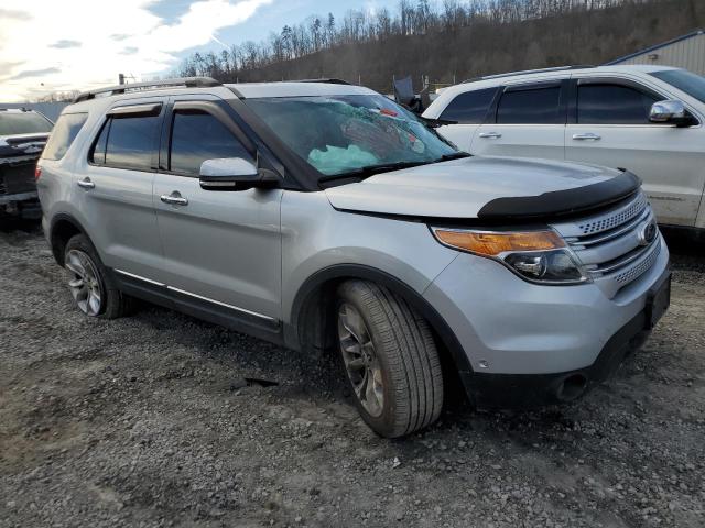 1FM5K8F83EGA76690 - 2014 FORD EXPLORER LIMITED SILVER photo 4