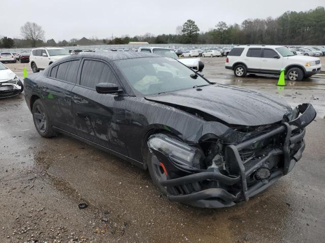 2C3CDXAT7KH568297 - 2019 DODGE CHARGER POLICE BLACK photo 4