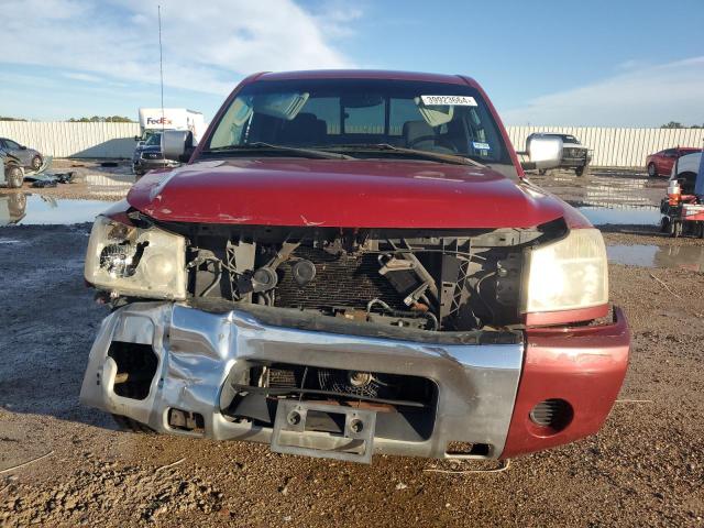 1N6AA06A44N519091 - 2004 NISSAN TITAN XE RED photo 5