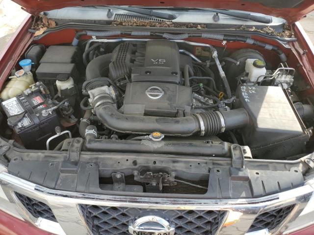 1N6AD0ER9CC449435 - 2012 NISSAN FRONTIER S RED photo 11