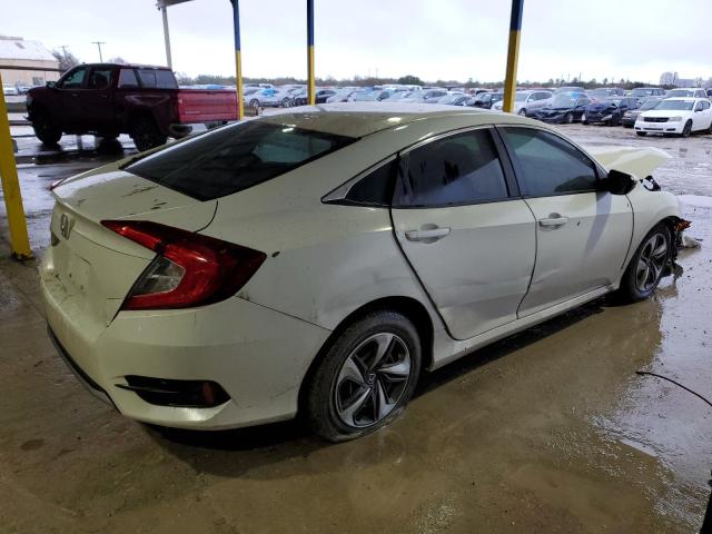 2HGFC2F64LH519174 - 2020 HONDA CIVIC LX WHITE photo 3