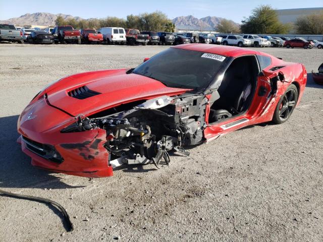 1G1YA2D72H5117900 - 2017 CHEVROLET CORVETTE STINGRAY 1LT RED photo 1