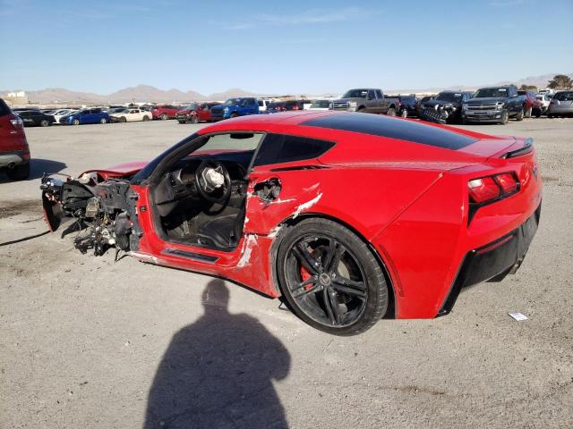 1G1YA2D72H5117900 - 2017 CHEVROLET CORVETTE STINGRAY 1LT RED photo 2