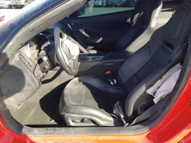 1G1YA2D72H5117900 - 2017 CHEVROLET CORVETTE STINGRAY 1LT RED photo 7