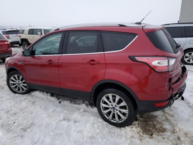 1FMCU0JD0HUE07013 - 2017 FORD ESCAPE TITANIUM BURGUNDY photo 2