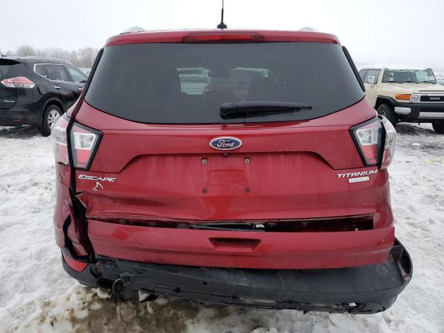 1FMCU0JD0HUE07013 - 2017 FORD ESCAPE TITANIUM BURGUNDY photo 6