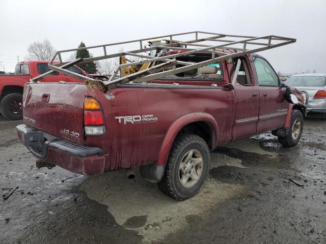 5TBBT48133S436064 - 2003 TOYOTA TUNDRA ACCESS CAB LIMITED MAROON photo 3