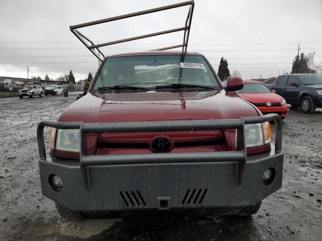 5TBBT48133S436064 - 2003 TOYOTA TUNDRA ACCESS CAB LIMITED MAROON photo 5