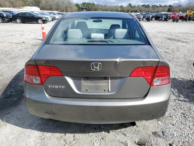 1HGFA16847L057385 - 2007 HONDA CIVIC EX GRAY photo 6