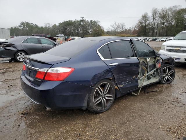 1HGCR2F58FA241231 - 2015 HONDA ACCORD SPORT BLUE photo 3