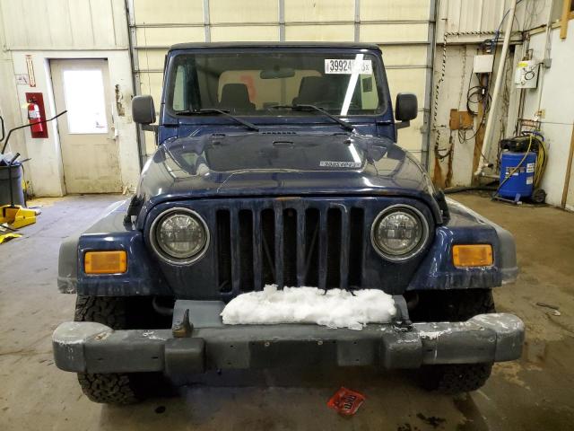 1J4FA49S05P316106 - 2005 JEEP WRANGLER / SPORT BLUE photo 5