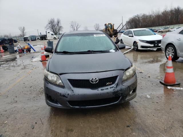 1NXBE40E89Z013609 - 2009 TOYOTA COROLLA XRS GRAY photo 5