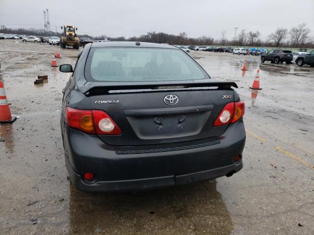 1NXBE40E89Z013609 - 2009 TOYOTA COROLLA XRS GRAY photo 6