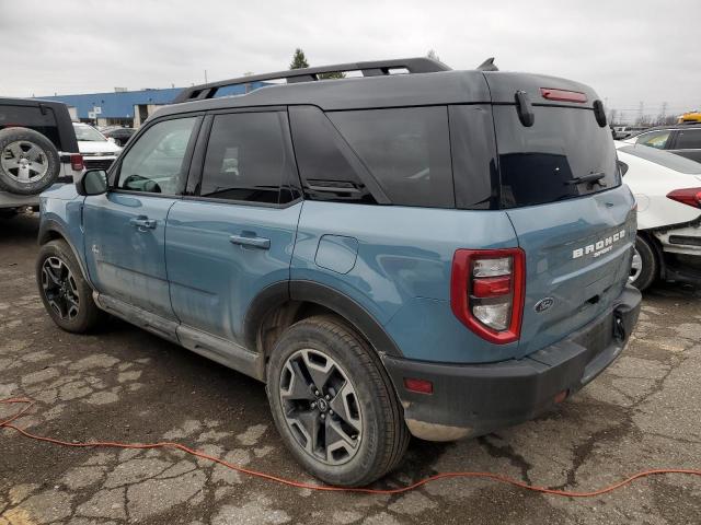 3FMCR9C68NRD75547 - 2022 FORD BRONCO SPO OUTER BANKS BLUE photo 2