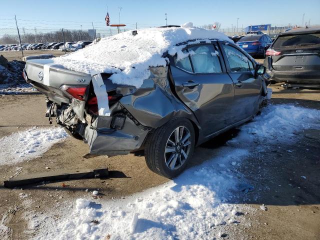 3N1CN8EV7ML841620 - 2021 NISSAN VERSA SV GRAY photo 3