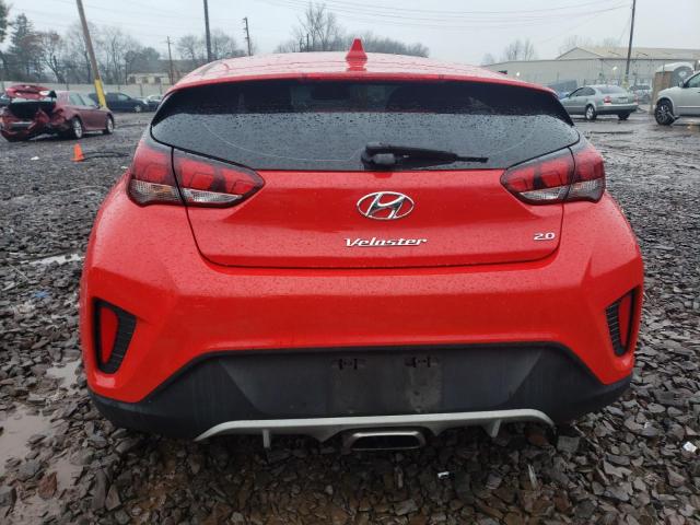 KMHTG6AF7KU012295 - 2019 HYUNDAI VELOSTER BASE RED photo 6