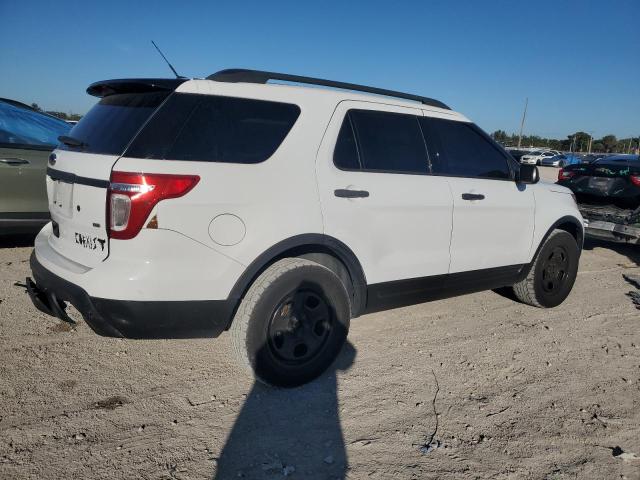 1FM5K8AR2FGC41744 - 2015 FORD EXPLORER POLICE INTERCEPTOR თეთრი ფოტო 3