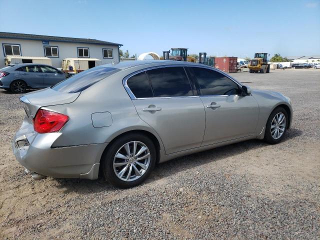 JNKBV61E68M215490 - 2008 INFINITI G35 4DOOR SILVER photo 3