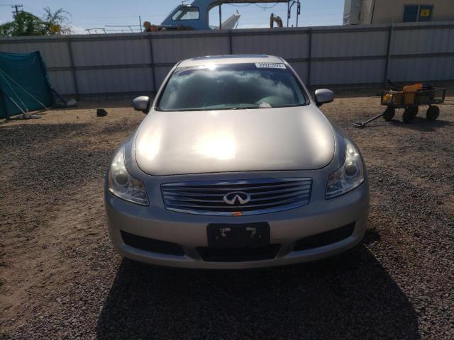 JNKBV61E68M215490 - 2008 INFINITI G35 4DOOR SILVER photo 5