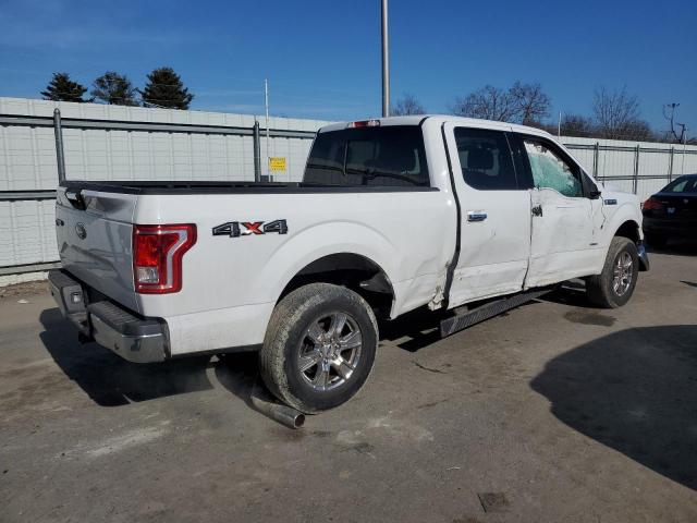 1FTFW1EG8GFD30142 - 2016 FORD F-150 SUPERCREW WHITE photo 3