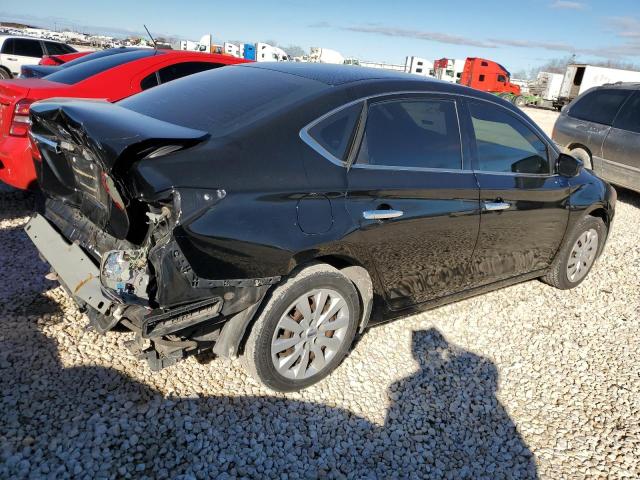 3N1AB7AP0FY247006 - 2015 NISSAN SENTRA S BLACK photo 3