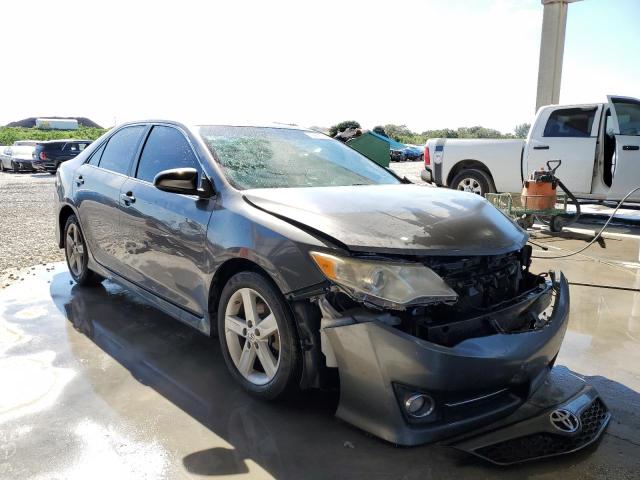 4T1BF1FK8DU256984 - 2013 TOYOTA CAMRY L GRAY photo 4