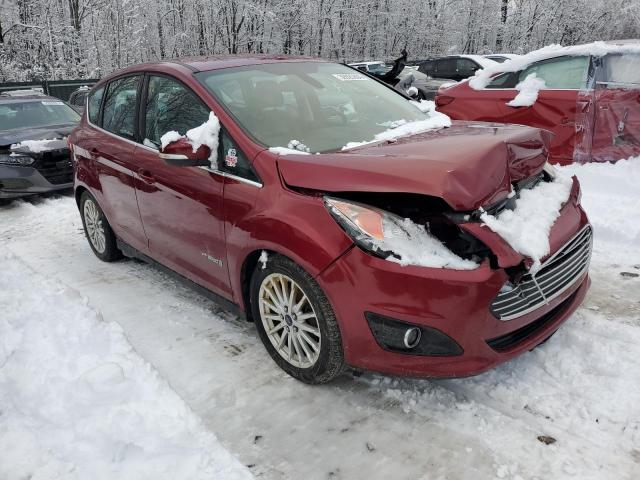 1FADP5BU7EL516846 - 2014 FORD C-MAX SEL RED photo 4