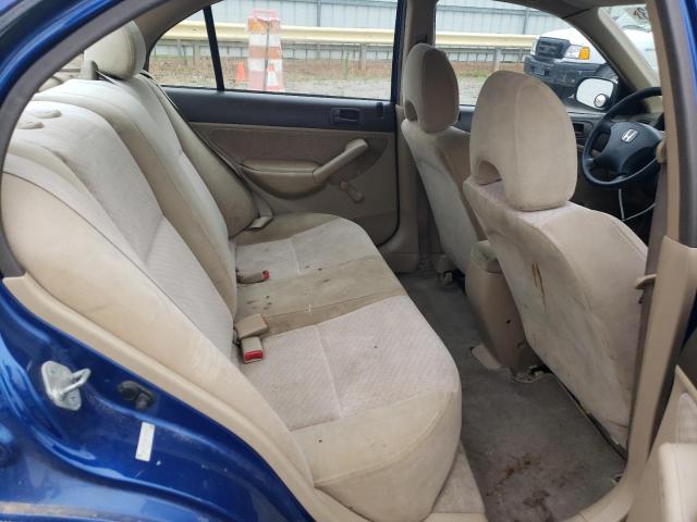 1HGES16324L006427 - 2004 HONDA CIVIC DX VP BLUE photo 10
