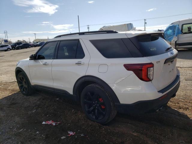 1FM5K8GC4LGB41224 - 2020 FORD EXPLORER ST WHITE photo 2