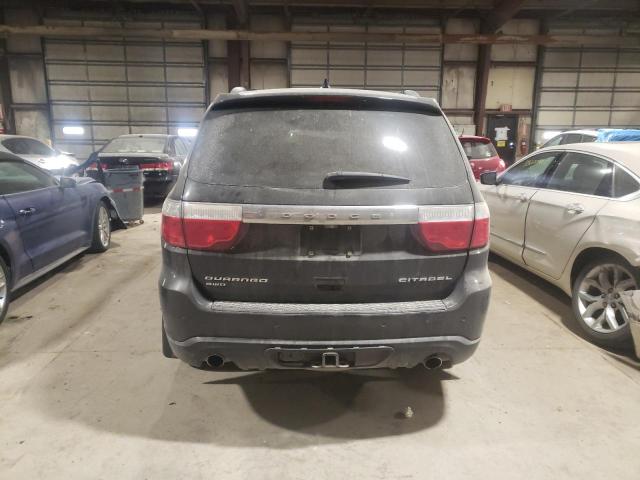 1D4SE5GT0BC613733 - 2011 DODGE DURANGO CITADEL BLACK photo 6