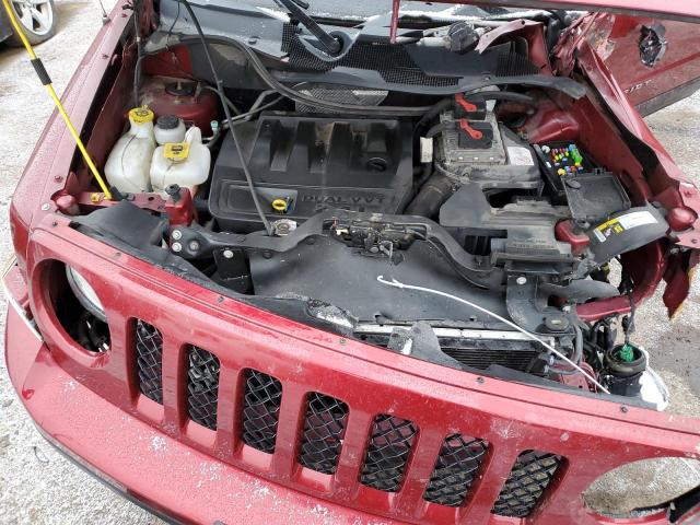 1C4NJRFB0FD302826 - 2015 JEEP PATRIOT LATITUDE RED photo 11