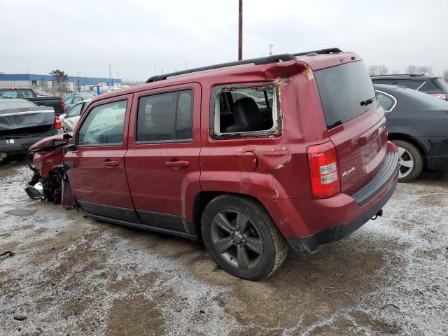 1C4NJRFB0FD302826 - 2015 JEEP PATRIOT LATITUDE RED photo 2