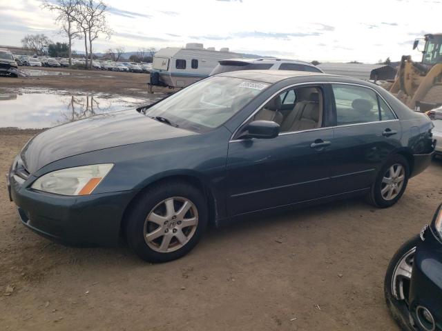 1HGCM66545A014266 - 2005 HONDA ACCORD EX GREEN photo 1