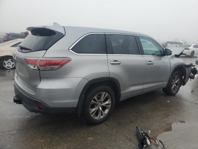 5TDBKRFH7FS189210 - 2015 TOYOTA HIGHLANDER LE GRAY photo 3