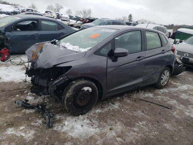 JHMGK5H58HS004849 - 2017 HONDA FIT LX GRAY photo 1