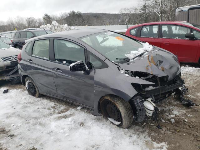 JHMGK5H58HS004849 - 2017 HONDA FIT LX GRAY photo 4