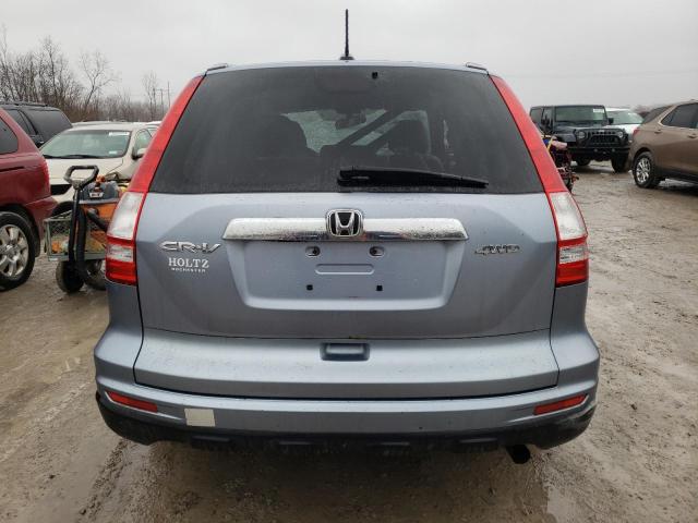 JHLRE4H71AC013067 - 2010 HONDA CR-V EXL BLUE photo 6