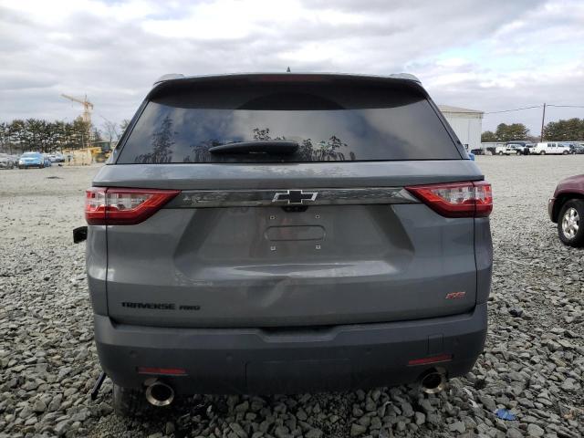 1GNEVJKW9MJ132972 - 2021 CHEVROLET TRAVERSE RS GRAY photo 6