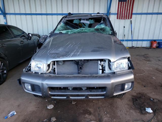 JN8DR09Y71W588952 - 2001 NISSAN PATHFINDER LE Сірий фото 5