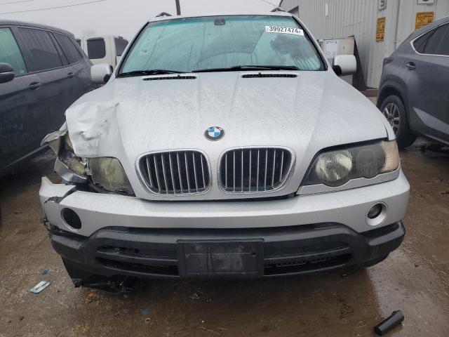 5UXFB33522LH35580 - 2002 BMW X5 4.4I SILVER photo 5