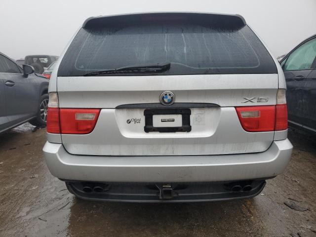 5UXFB33522LH35580 - 2002 BMW X5 4.4I SILVER photo 6