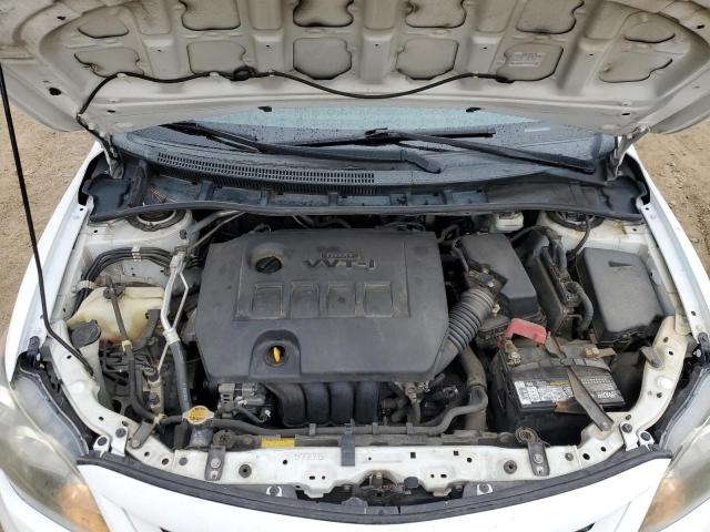 2T1BU4EE6CC817959 - 2012 TOYOTA COROLLA BASE WHITE photo 11