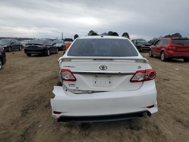 2T1BU4EE6CC817959 - 2012 TOYOTA COROLLA BASE WHITE photo 6