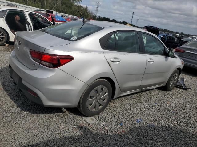 3KPA24ADXLE283185 - 2020 KIA RIO LX SILVER photo 3